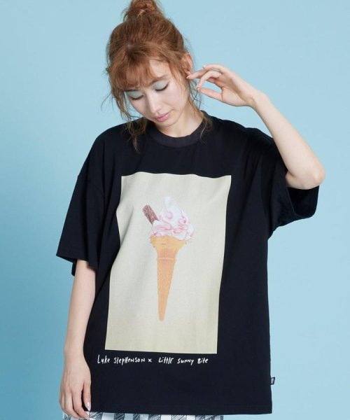 LHP(エルエイチピー)/LittleSunnyBite/リトルサニーバイト/luke stephenson xLSB Big ice cream tee/img02