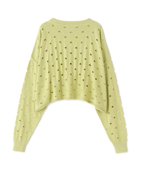 LHP(エルエイチピー)/LittleSunnyBite/リトルサニーバイト/Perforated short knit top/ショートニット/img03