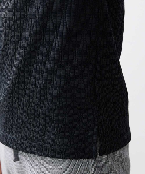 MICHEL KLEIN HOMME(ミッシェルクランオム)/《日本製》オリジナルボタニカル柄ポロシャツ/img13