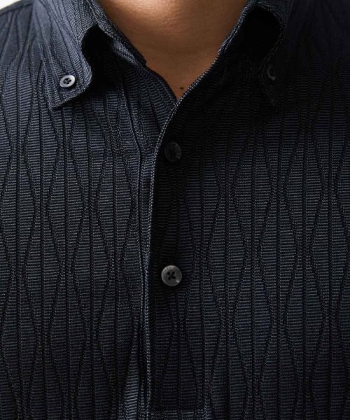 MICHEL KLEIN HOMME(ミッシェルクランオム)/《日本製》オリジナルボタニカル柄ポロシャツ/img14