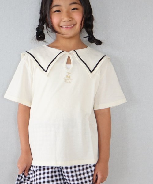 SHOO・LA・RUE(Kids) (シューラルーキッズ)/【110－140cm】セーラーカラーTシャツ/img10