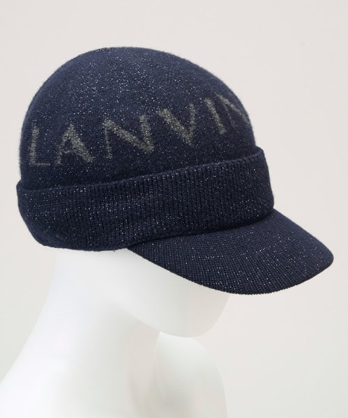 LANVIN SPORT(ランバン スポール)/ラメロゴジャカードニットキャップ/img07