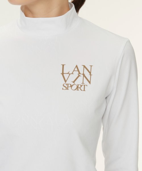 LANVIN SPORT(ランバン スポール)/【25周年】ロゴエンボスモックネックシャツ【アウトレット】/img12