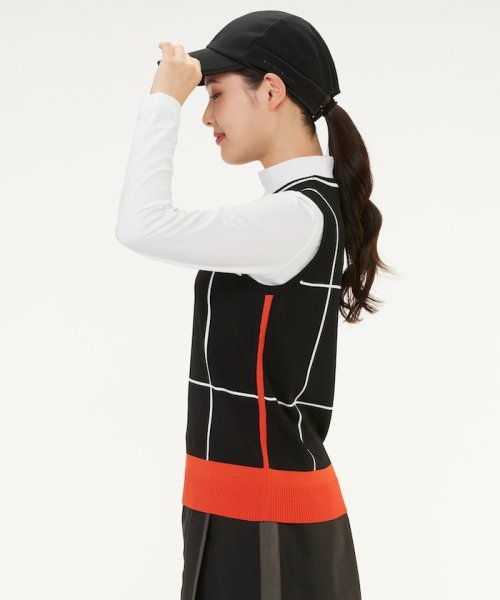 LANVIN SPORT(ランバン スポール)/クルーネック柄物ニットベスト【アウトレット】/img04