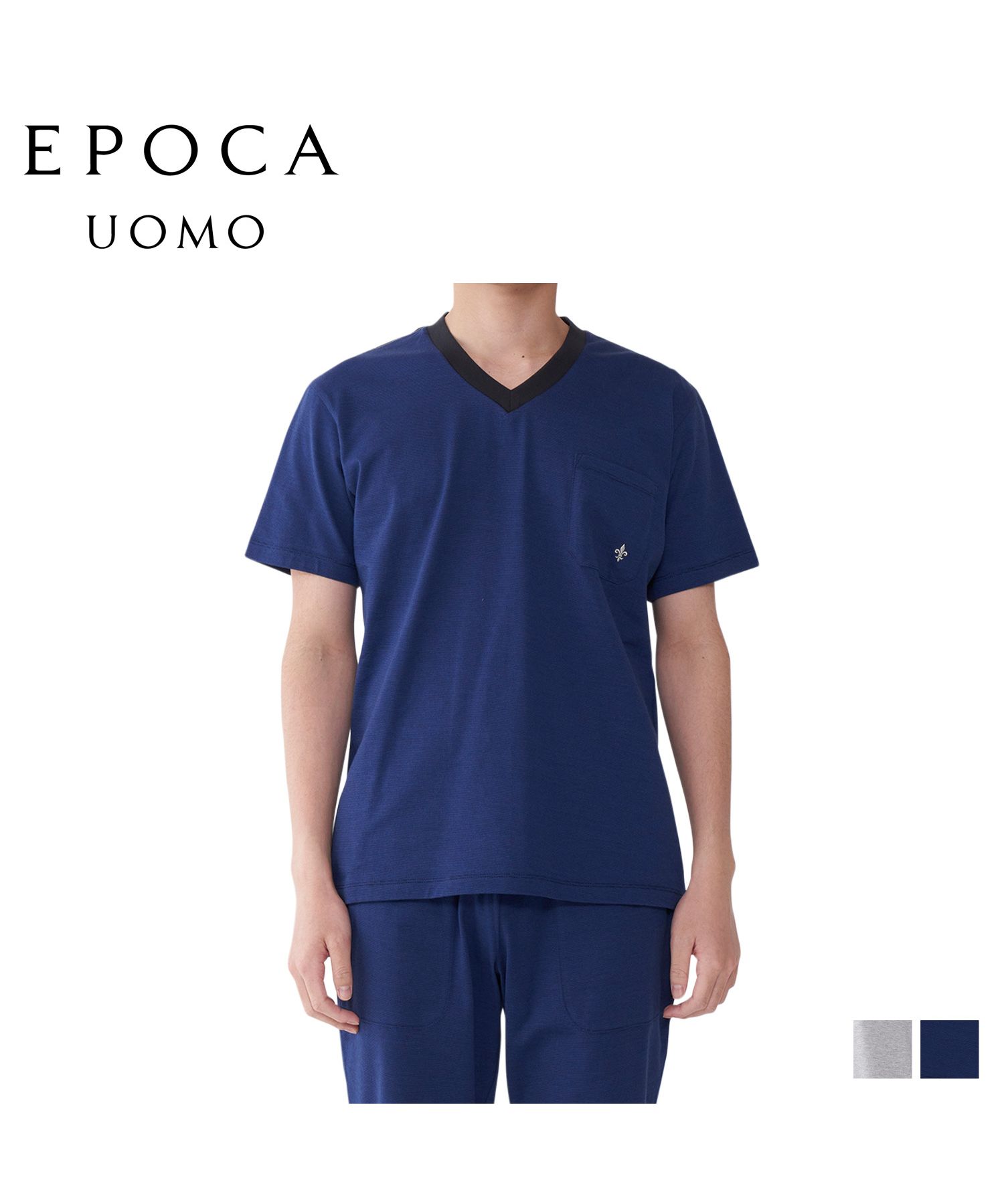 エポカ ウォモ EPOCA UOMO Tシャツ 半袖 インナーシャツ ホームウェア