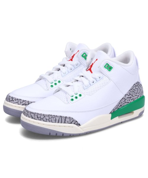 NIKE(ナイキ)/NIKE AIR JORDAN 3 RETRO ナイキ エアジョーダン3 レトロ スニーカー レディース ホワイト 白 CK9246－136/img07