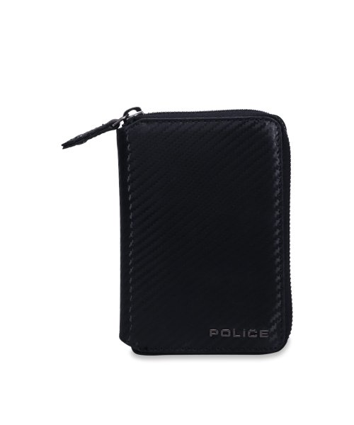 POLICE(ポリス)/ポリス POLICE ラウンドショートウォレット 財布 二つ折り メンズ 本革 ラウンドファスナー ROUND SHORT WALLET ブラック 黒 PA－7/img11