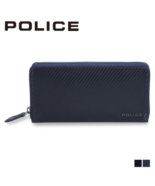 POLICE(ポリス)/ポリス POLICE ラウンドウォレット 財布 長財布 メンズ 本革 ラウンドファスナー ROUND WALLET ブラック 黒 PA－70803/img01