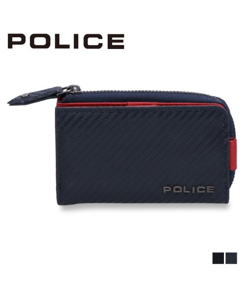POLICE(ポリス)/ポリス POLICE キーケース コインケース メンズ 本革 L字ファスナー KEY CASE ブラック 黒 PA－70805/img01