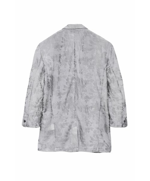 TORNADO MART∴シャーリーフラワージャカードジャケット 商品説明【DESIGN】 レーヨン混のワッシャー感と柔らかな印象度が高い7分袖ジャケット。 シャープなボディに細ラペルの2Bタイプ。 モー BCD1718653087(13090円)