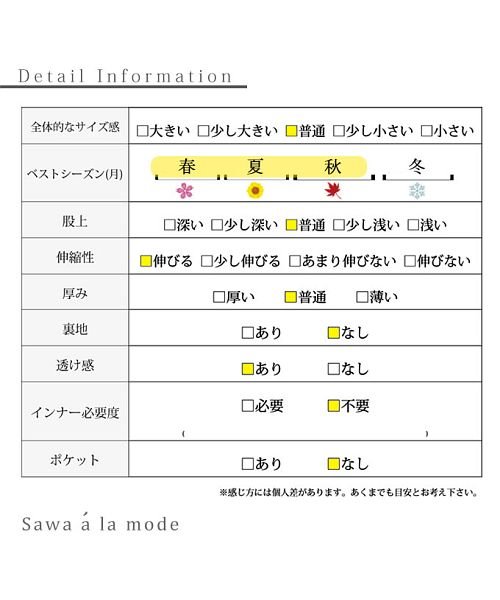 Sawa a la mode(サワアラモード)/着回し力を高めるワンピの下に穿くペチパンツ/img25