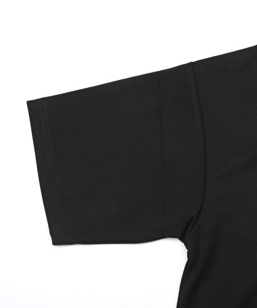 LUXSTYLE(ラグスタイル)/マーブルプリントルーズ半袖Tシャツ/Tシャツ メンズ 半袖 刺繍 マーブル フォト プリント/img12