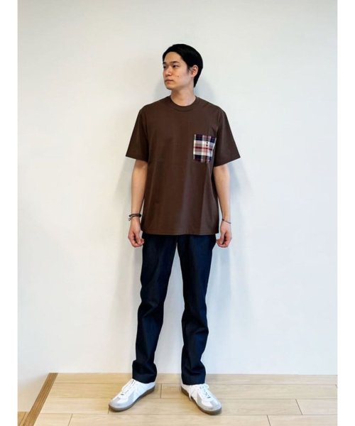 MACKINTOSH PHILOSOPHY(マッキントッシュ フィロソフィー)/バッキンガムベア チェックポケット半袖Tシャツ/img01