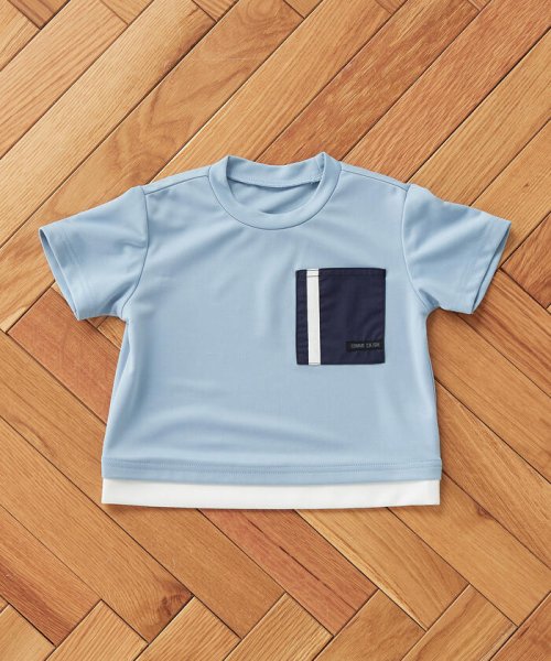 COMME CA ISM KIDS(コムサイズム（キッズ）)/ビッグポケット　半袖Tシャツ(80・90cm)/img02