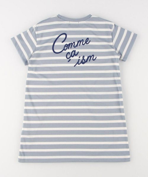 COMME CA ISM KIDS(コムサイズム（キッズ）)/ボーダー　半袖Tシャツワンピース/img01