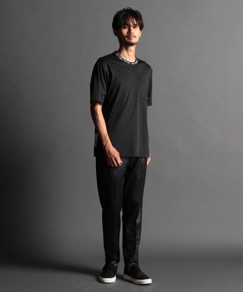 NICOLE CLUB FOR MEN(ニコルクラブフォーメン)/シートロゴプリント半袖Ｔシャツ/img04