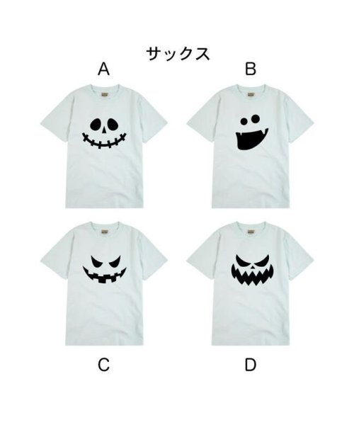 sonotanocharacter(その他のキャラクター)/ハロウィン 子供 Tシャツ キッズ 80 90 100 110 120 130 140 150 160  お揃い ペア 大人 サイズ あり おばけ カボチャ お/img04