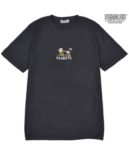  PEANUTS( ピーナッツ)/スヌーピー オラフ チャーリーブラウン Tシャツ 半袖 刺繍 SNOOPY PEANUTS/img05