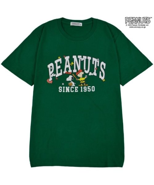  PEANUTS( ピーナッツ)/スヌーピー チャーリーブラウン Tシャツシャツ 半袖 ロゴ 野球 宇宙 プリント SNOOPY PEANUTS/img05