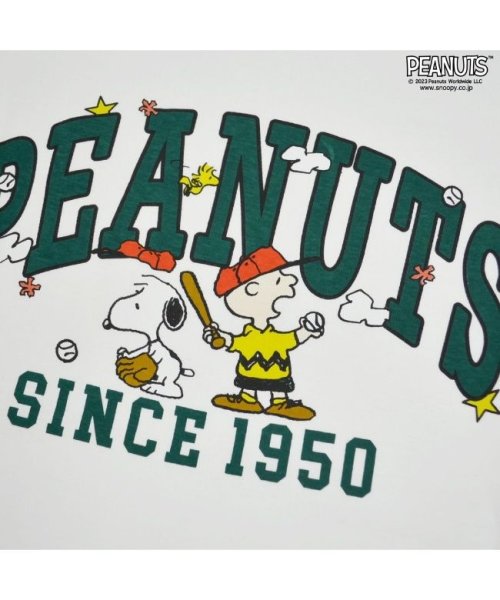  PEANUTS( ピーナッツ)/スヌーピー チャーリーブラウン Tシャツシャツ 半袖 ロゴ 野球 宇宙 プリント SNOOPY PEANUTS/img06