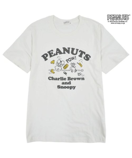  PEANUTS( ピーナッツ)/スヌーピー  Tシャツ トップスチャーリーブラウン 半袖 プリント SNOOPY PEANUTS/img06