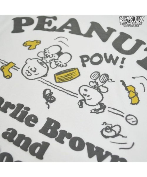  PEANUTS( ピーナッツ)/スヌーピー  Tシャツ トップスチャーリーブラウン 半袖 プリント SNOOPY PEANUTS/img08