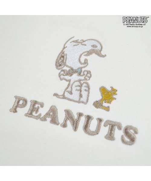  PEANUTS( ピーナッツ)/スヌーピー Tシャツ ロンT  刺繍 ラグラン SNOOPY PEANUTS/img05