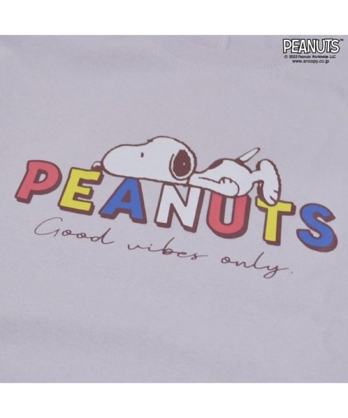  PEANUTS( ピーナッツ)/スヌーピー ロング ワンピース 長袖 ピーナッツ プリント 兄弟 SNOOPY PEANUTS/img03