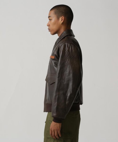 AVIREX(AVIREX)/A－2 FLIGHT JACKET ANTIQUE LANB / A－2 フライトジャケット アンティークラム / AVIREX / アヴィ/img10