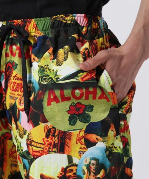 GARDEN(ガーデン)/Aloha Blossom/アロハブロッサム/Wez Collage Beach Shorts/img05