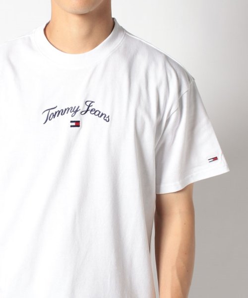 TOMMY JEANS(トミージーンズ)/リラックスカーブセリフフラッグTシャツ/img05