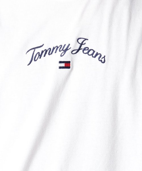 TOMMY JEANS(トミージーンズ)/リラックスカーブセリフフラッグTシャツ/img07