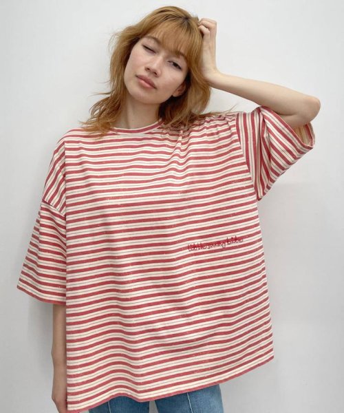 LHP(エルエイチピー)/LittleSunnyBite/リトルサニーバイト/Stripe big tee/ビックTシャツ/img07