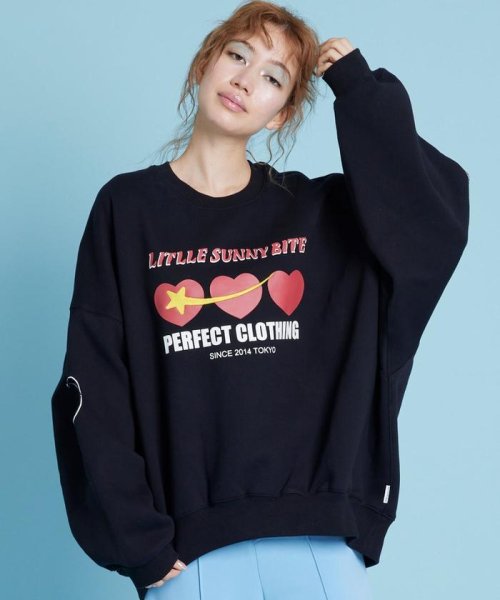 LHP(エルエイチピー)/LittleSunnyBite/リトルサニーバイト/Message big sweat top/スウェットトップ/img03