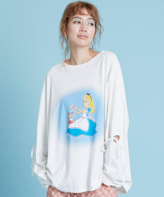 LittleSunnyBite/リトルサニーバイト/Alice in Wonderland long tee