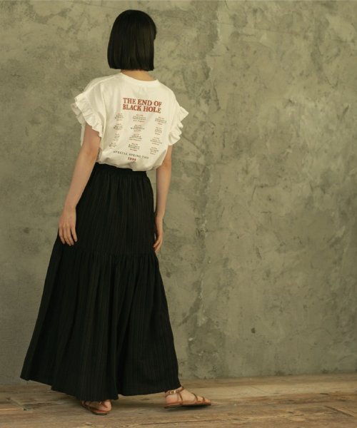 coen(coen)/ピグメント袖フリルツアーTシャツ/img14