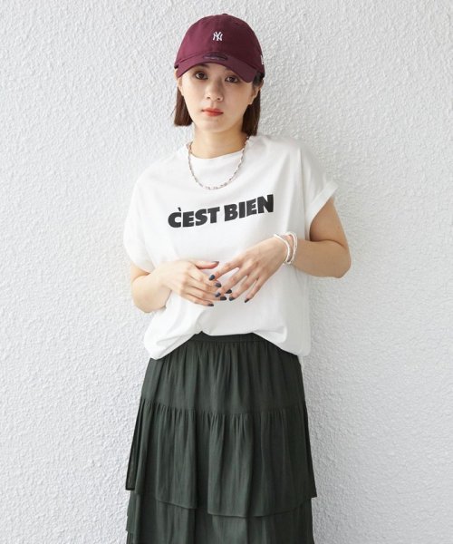 SHIPS WOMEN(シップス　ウィメン)/ローズ ぺトール ロゴ プリント TEE 2◇/img15