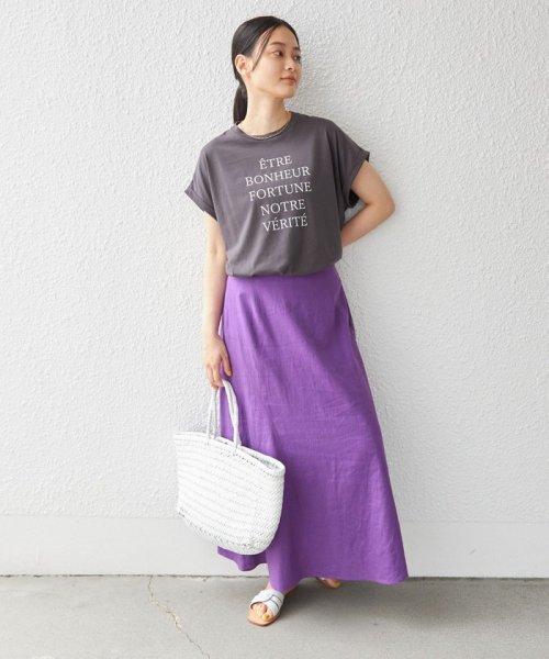 SHIPS WOMEN(シップス　ウィメン)/ローズ ぺトール ロゴ プリント TEE 2◇/img58