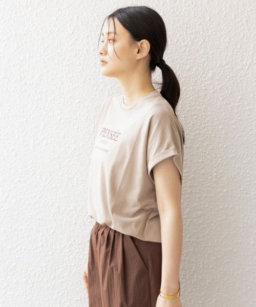 SHIPS WOMEN(シップス　ウィメン)/ローズ ぺトール ロゴ プリント TEE 2◇/img64