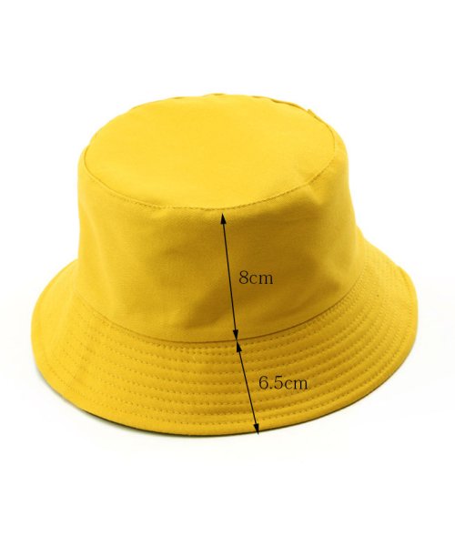 shoppinggo(ショッピングゴー)/バケットハット 帽子 両面 UVカット 折りたためる 飛ばない つば広 日よけ 無地 小顔 レディース 帽子 UV対策 完全遮光 紫外線対策 サファリハット  /img03
