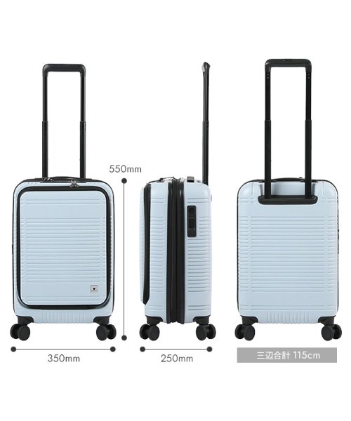 バーマス ユーロシティ2 スーツケース 機内持ち込み Sサイズ 38L 45L 拡張機能 キャスターストッパー フロントオープン BERMAS 60295 45L EURO ｜約