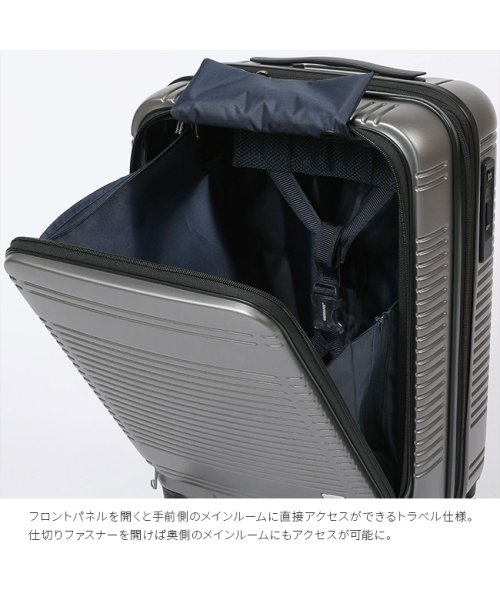 バーマス ユーロシティ2 スーツケース 機内持ち込み Sサイズ 38L 45L 拡張機能 キャスターストッパー フロントオープン BERMAS 60295 45L EURO ｜約