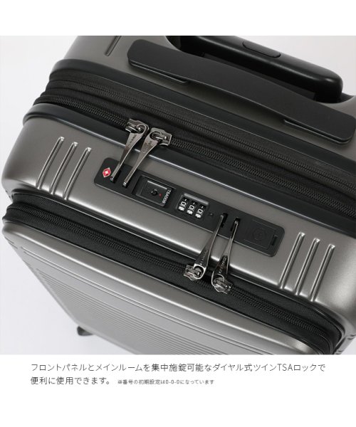 BERMAS(バーマス)/バーマス ユーロシティ2 スーツケース 機内持ち込み Sサイズ 38L 45L 拡張機能 キャスターストッパー フロントオープン BERMAS 60295/img12