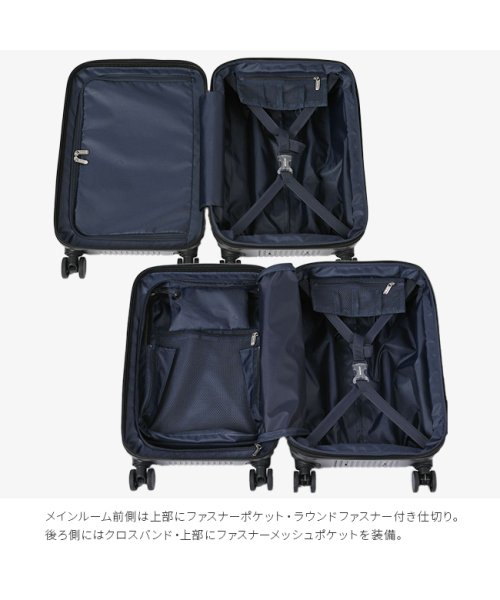 バーマス ユーロシティ2 スーツケース 機内持ち込み Sサイズ 38L 45L 拡張機能 キャスターストッパー フロントオープン BERMAS 60295 45L EURO ｜約