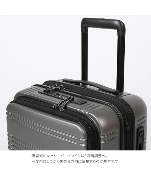 バーマス ユーロシティ2 スーツケース 機内持ち込み Sサイズ 38L 45L 拡張機能 キャスターストッパー フロントオープン BERMAS 60295 45L EURO ｜約