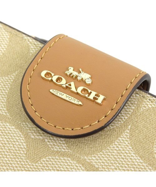 COACH(コーチ)/COACH コーチ MEDIUM CORNER ZIP WALLET シグネチャー 二つ折り 財布/img05