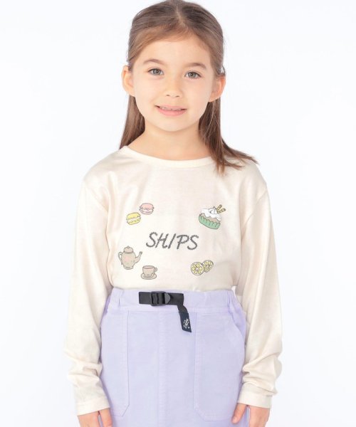 SHIPS KIDS(シップスキッズ)/SHIPS KIDS:100～130cm / アフタヌーンティー モチーフ 長袖 TEE/img05