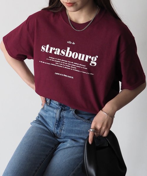 Riberry(リベリー)/【GILDAN】 strasbourgプリントTシャツ/img72