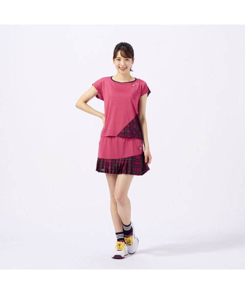 FILA（ZETT Ladies）(フィラ（ゼット　レディース）)/【テニス】切替スコート チェック柄 スポーツウェア レディース/img08