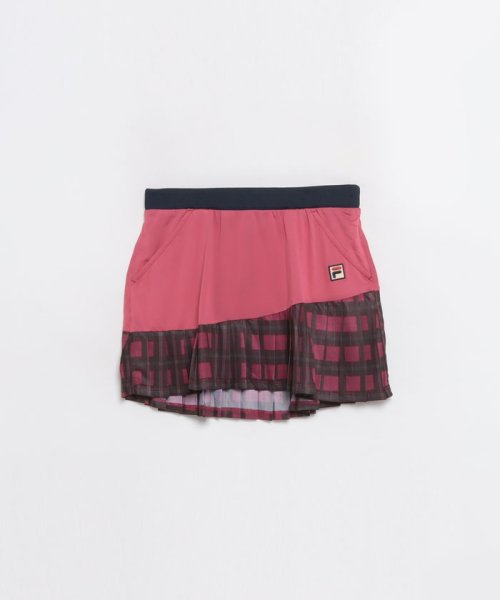 FILA（ZETT Ladies）(フィラ（ゼット　レディース）)/【テニス】切替スコート チェック柄 スポーツウェア レディース/img12